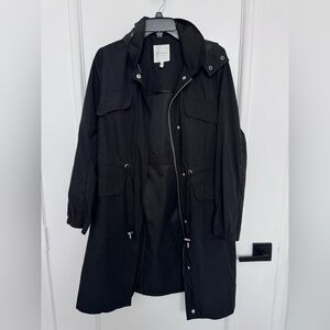 Avec Les Filles Black Trench Coat